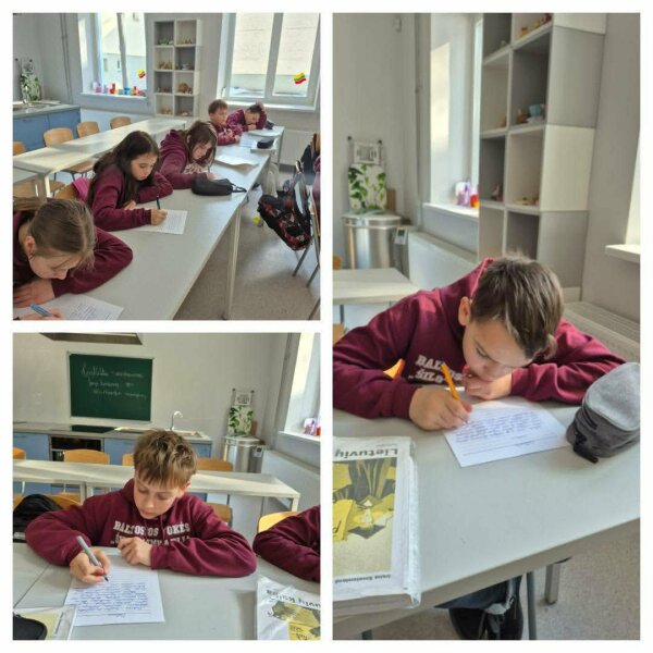 Lietuvių kalbos savaitės renginiai gimnazijoje