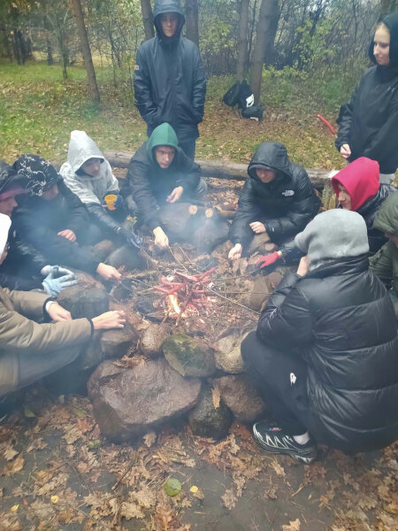  I G klasės mokiniai dalyvavo Pilietiškumo ir gynybos įgūdžių kurse